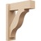 Ekena Millwork 6-in W x 18-in D x 22-in H Funston Block Rough Cedar Woodgrain TimberThane Outlooker, Primed Tan OUTUR060X18X22FST44RCPR - alternate 1